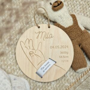 Porte bracelet de naissance
