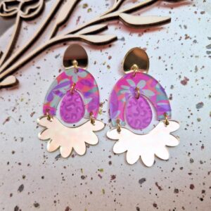 Boucles d'oreilles - Mia fuschia